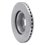 Dynamic Friction 2007-2013 Mercedes-Benz CL550 Front Drilled Silver Brake Rotor by Dynamic Friction Company 621-63079