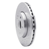Dynamic Friction 2012-2017 Mercedes-Benz A180 (Mexico) Front Drilled Silver Brake Rotor by Dynamic Friction Company 621-63120