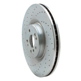Dynamic Friction 2007-2009 Mercedes-Benz GL320 Front Left Drilled Silver Brake Rotor by Dynamic Friction Company 621-63136L