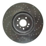 Dynamic Friction 2007-2009 Mercedes-Benz GL320 Front Left Drilled Silver Brake Rotor by Dynamic Friction Company 621-63136L