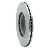 Dynamic Friction 2007-2009 Mercedes-Benz GL320 Front Left Drilled Silver Brake Rotor by Dynamic Friction Company 621-63136L