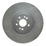 Dynamic Friction 2007-2009 Mercedes-Benz GL320 Front Right Drilled Silver Brake Rotor by Dynamic Friction Company 621-63136R