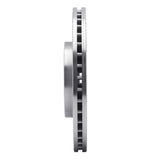 Dynamic Friction 2003-2011 Saab 9-3 Front Right Drilled Silver Brake Rotor by Dynamic Friction Company 621-65015R