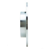Dynamic Friction 1984-1988 Nissan 200SX Rear Right Drilled Silver Brake Rotor by Dynamic Friction Company 621-67018R