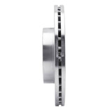 Dynamic Friction 1987-1989 Nissan 300ZX Turbo Front Right Drilled Silver Brake Rotor by Dynamic Friction Company 621-67025R