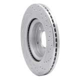 Dynamic Friction 2007-2013 Nissan Altima Front Left Drilled Silver Brake Rotor by Dynamic Friction Company 621-67057L