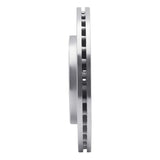 Dynamic Friction 1984-1986 Nissan 300ZX Front Right Drilled Silver Brake Rotor by Dynamic Friction Company 621-67074R