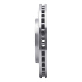 Dynamic Friction 1998-2015 Nissan Frontier Front Right Drilled Silver Brake Rotor by Dynamic Friction Company 621-67085R