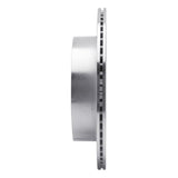 Dynamic Friction 2003-2021 Infiniti FX35 Rear Left Drilled Silver Brake Rotor by Dynamic Friction Company 621-67089L