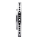 Dynamic Friction 2011-2022 Chevrolet City Express Front Left Drilled Silver Brake Rotor by Dynamic Friction Company 621-67103L
