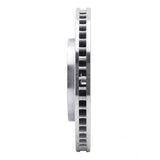 Dynamic Friction 2011-2022 Chevrolet City Express Front Right Drilled Silver Brake Rotor by Dynamic Friction Company 621-67103R