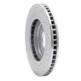 Dynamic Friction 2011-2022 Chevrolet City Express Front Right Drilled Silver Brake Rotor by Dynamic Friction Company 621-67103R