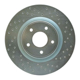Dynamic Friction 2013-2021 Infiniti JX35 Front Right Drilled Silver Brake Rotor by Dynamic Friction Company 621-67105R
