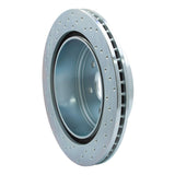 Dynamic Friction 2016-2021 Nissan Titan XD Rear Right Drilled Silver Brake Rotor by Dynamic Friction Company 621-67109R