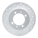 Dynamic Friction 1988-1993 Dodge 2000 GTX Rear Right Drilled Silver Brake Rotor by Dynamic Friction Company 621-72011R