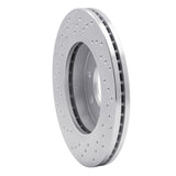 Dynamic Friction 1988-2007 Dodge 2000 GTX Front Right Drilled Silver Brake Rotor by Dynamic Friction Company 621-72022R