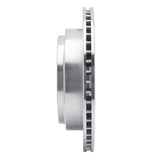 Dynamic Friction 2000-2006 Mitsubishi Montero Rear Left Drilled Silver Brake Rotor by Dynamic Friction Company 621-72058L