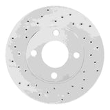 Dynamic Friction 1978-1992 Audi 100 Front Left Drilled Silver Brake Rotor by Dynamic Friction Company 621-73000L