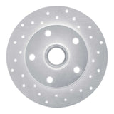 Dynamic Friction 1996-2008 Audi A4 (Mexico) Rear Right Drilled Silver Brake Rotor by Dynamic Friction Company 621-73017R