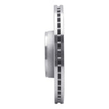 Dynamic Friction 2005-2011 Audi A6 FWD Front Left Drilled Silver Brake Rotor by Dynamic Friction Company 621-73047L