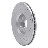 Dynamic Friction 2005-2011 Audi A6 FWD Front Left Drilled Silver Brake Rotor by Dynamic Friction Company 621-73047L