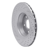 Dynamic Friction 2008-2015 Audi TT Quattro (Excl RS) Rear Right Drilled Silver Brake Rotor by Dynamic Friction Company 621-73055R