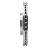 Dynamic Friction 2008-2012 Audi A4 FWD Front Left Drilled Silver Brake Rotor by Dynamic Friction Company 621-73057L