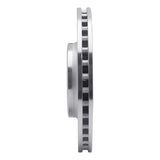 Dynamic Friction 2008-2012 Audi A4 FWD Front Right Drilled Silver Brake Rotor by Dynamic Friction Company 621-73057R