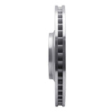 Dynamic Friction 2010-2017 Lexus LS460 Left Front Drilled Silver Brake Rotor by Dynamic Friction Company 621-75030D