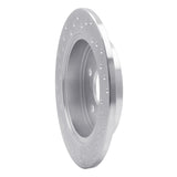 Dynamic Friction 2015-2022 Toyota Avalon Rear Right Drilled Silver Brake Rotor by Dynamic Friction Company 621-75041R