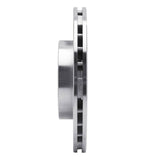 Dynamic Friction 1987-1992 Toyota Corolla Front Right Drilled Silver Brake Rotor by Dynamic Friction Company 621-76032R