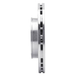 Dynamic Friction 1990-1991 Toyota Celica Front Left Drilled Silver Brake Rotor by Dynamic Friction Company 621-76043L