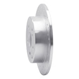 Dynamic Friction 2009-2013 Toyota Matrix Rear Left Drilled Silver Brake Rotor by Dynamic Friction Company 621-76084L