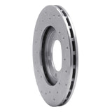 Dynamic Friction 1979-1983 Toyota Pickup Front Right Drilled Silver Brake Rotor by Dynamic Friction Company 621-76094R