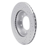 Dynamic Friction 1976-1980 Toyota Land Cruiser Front Right Drilled Silver Brake Rotor by Dynamic Friction Company 621-76099R