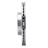 Dynamic Friction 1989-2008 Toyota Hi-Lux (Mexico) Front Left Drilled Silver Brake Rotor by Dynamic Friction Company 621-76106L