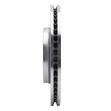 Dynamic Friction 2018-2022 Toyota C-HR Front Right Drilled Silver Brake Rotor by Dynamic Friction Company 621-76153R