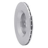 Dynamic Friction 2017-2020 Maserati Ghibli Rear Drilled Silver Brake Rotor by Dynamic Friction Company 621-79010
