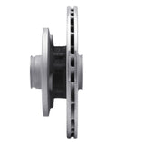 Dynamic Friction 1984-1985 Mazda RX-7 Front Left Drilled Silver Brake Rotor by Dynamic Friction Company 621-80006L