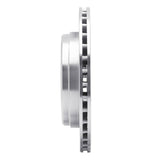 Dynamic Friction 1986-1991 Mazda RX-7 Rear Right Drilled Silver Brake Rotor by Dynamic Friction Company 621-80015R