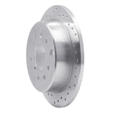 Dynamic Friction 1988-1989 Mazda 929 Rear Left Drilled Silver Brake Rotor by Dynamic Friction Company 621-80020L