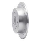 Dynamic Friction 1988-1989 Mazda 929 Rear Right Drilled Silver Brake Rotor by Dynamic Friction Company 621-80020R