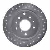 Dynamic Friction 1988-1989 Mazda 929 Rear Right Drilled Silver Brake Rotor by Dynamic Friction Company 621-80020R