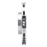 Dynamic Friction 1999-2003 Mazda Protege Front Right Drilled Silver Brake Rotor by Dynamic Friction Company 621-80034R