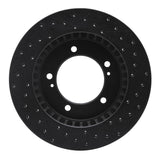 R1 Concepts 96-98 Suzuki Sidekick Front Left Drilled Black Brake Rotor by R1 Concepts RNC-623-01012L