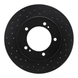 R1 Concepts 96-98 Suzuki Sidekick Front Left Drilled Black Brake Rotor by R1 Concepts RNC-623-01012L