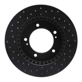 R1 Concepts 96-98 Suzuki Sidekick Front Right Drilled Black Brake Rotor by R1 Concepts RNC-623-01012R