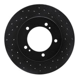 R1 Concepts 96-98 Suzuki Sidekick Front Right Drilled Black Brake Rotor by R1 Concepts RNC-623-01012R