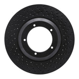 R1 Concepts 82-89 Porsche 911 Right Front Drilled Black Brake Rotor by R1 Concepts RNC-623-02012D