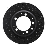 R1 Concepts 78-89 Porsche 911/930 Rear Right Drilled Black Brake Rotor by R1 Concepts RNC-623-02014D